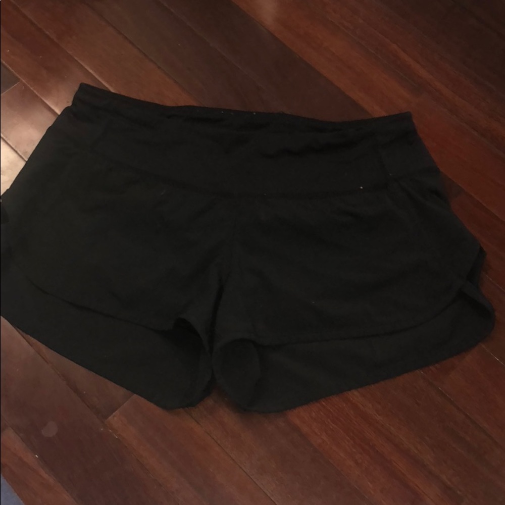 Lululemon Black Speed Shorts Size 4